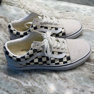 Black and white checkered vans